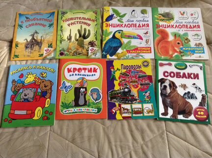 Развивающие книги, книги-игры