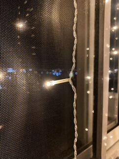 Гирлянда светодиодная, штора