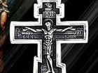 Крест стальной православный солдатский, пацанский