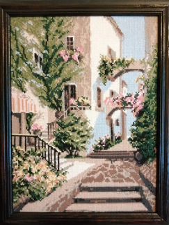 Вышитые крестом картины