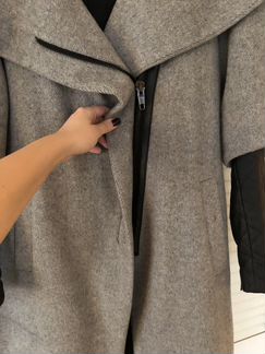 Шерстяное пальто Zara, S