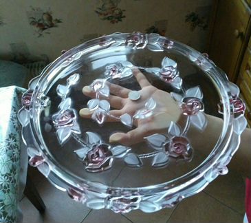 Блюдо новое. Стекло