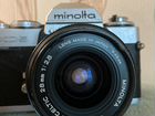 Minolta XD 5 с объективом 28 мм