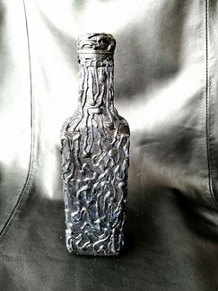 Бутылка оформление ручной работы