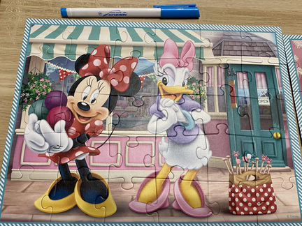 Пазл и игра мемо Trefi Minni Mouse