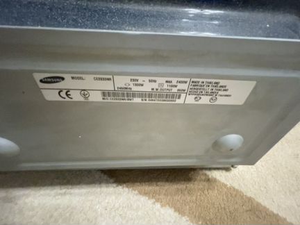 Микроволновая печь Samsung CE2833NR 850W