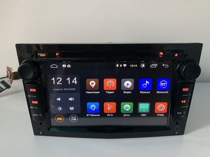 Новая магнитола Opel Astra Corsa Zafira Android 9