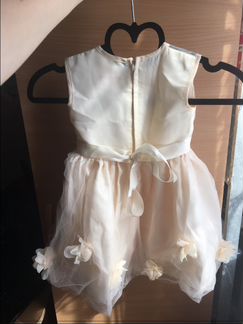 Платье детское кремовое/ бежевое