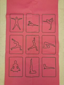 Коврик для йоги, фитнеса и спорта