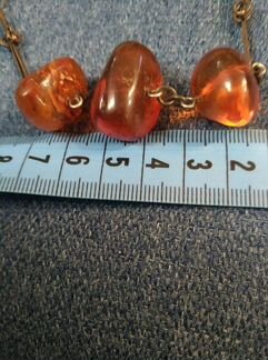 Бусы янтарные