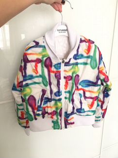 Куртка двухсторонняя весна р 104-110