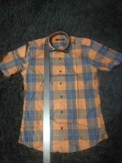 Рубашка мужская S новая Короткий рукав