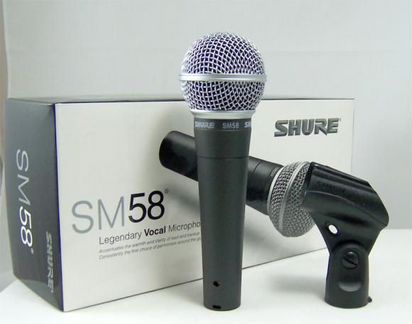 Shure SM58 абсолютно новый микрофон