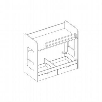 Двухъярусная кровать Милена