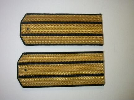 Погоны парадные 1950-60х гг черные просветы