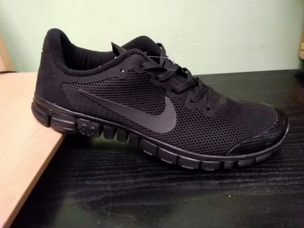 Кроссовки Nike Free Run 3.0 черные(41-45)