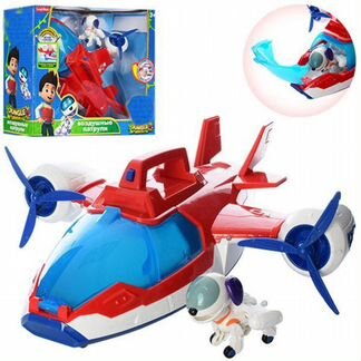 Щенячий Патруль Самолёт Спасателей красно-синий