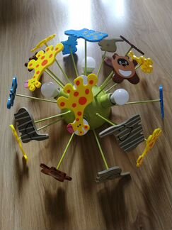 Люстра детская Зоопарк с лампами