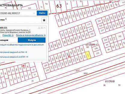 Кадастровая карта сызрань