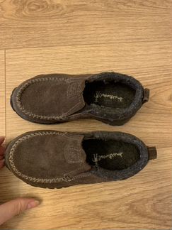 Ботинки мокасины timberland детские утепленные