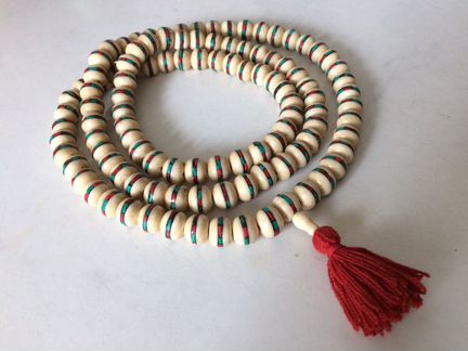 Четки мала mala из кости Яка (Тибет)