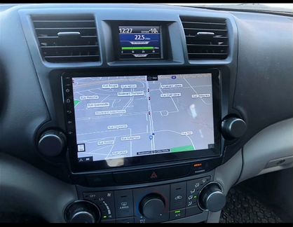 Toyota Highlander kluger android магнитола teyes