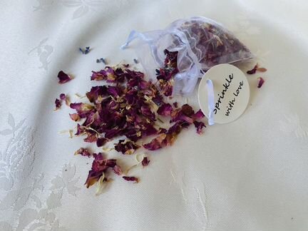 Лепестки цветов сушеные для свадьбы