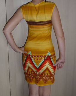 Летнее платье стрейч (Турция) р. 44