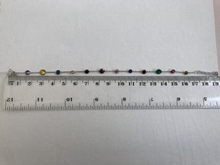 Комплект из колье и браслета Серебро 925 с циркона