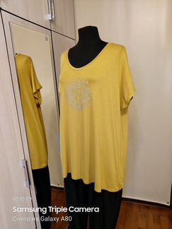 Футболки горчица60, (см замеры)