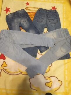 Джинсы для девочки 116