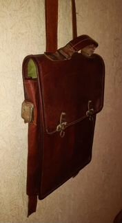 Новая Кожаная Сумка Портфель Планшет Рюкзак Як