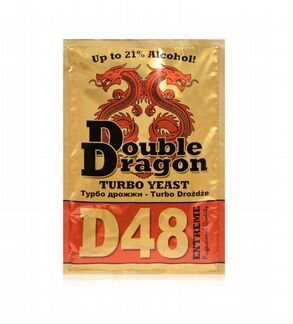 Дрожжи Double Dragon D48, 132 гр