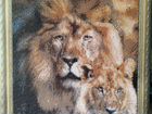 Картина Алмазная мозаика львы 