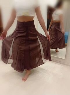 Юбка макси хлопок La Redoute