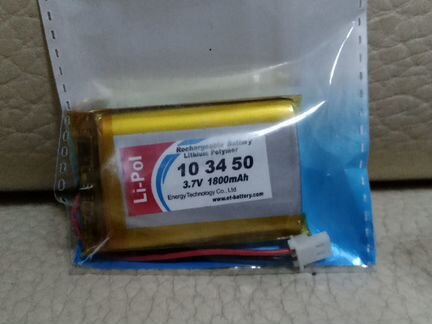 LiPol аккумулятор 3,7V с защитой 865068 3000mAh