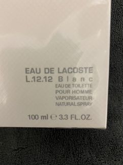 Духи EAU DE lacoste L.12.12 Blanc