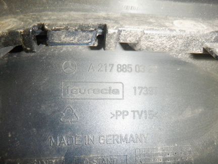Юбка бампера заднего Мерседес C217