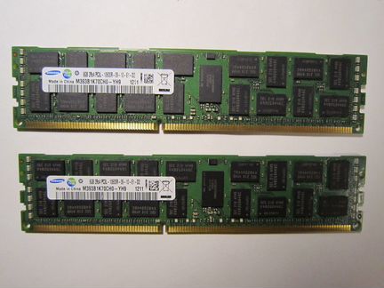 Oперативная память DDR3 16(2x8) Gb 1333 Мгц eccreg