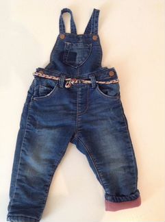 Джинсовый комбинезон Zara 9-16 мес