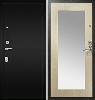 Входная дверь Стальной стандарт S1 с зеркалом