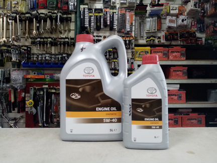 Масло моторное Toyota Engine oil 5W40 синтетика 5л