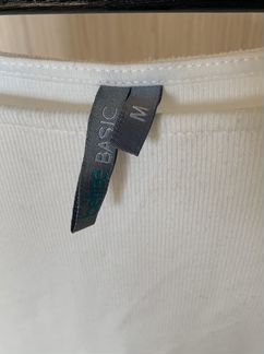 Кофта белая в рубчик