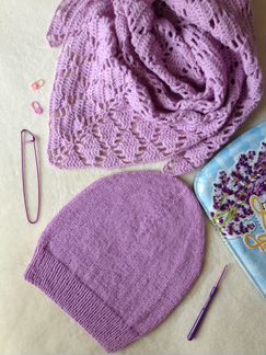 Комплект шапка и бактус