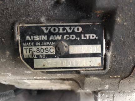 Volvo s 80 АКПП коробка передач TF-80SC