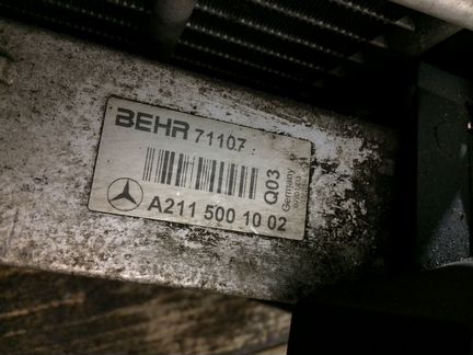 Радиатор Mercedes W211