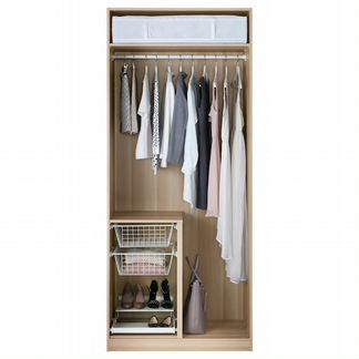 Шкаф гардероб Пакс 100x60x236 см