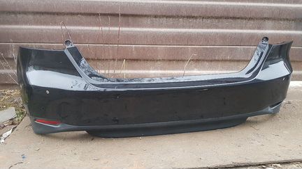 Тойота камри v70 задний бампер оригинал чёрный