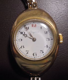 Часы longines дамские. Золото 56 пробы, редкие
