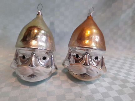 Елочные игрушки СССР. 2 шт